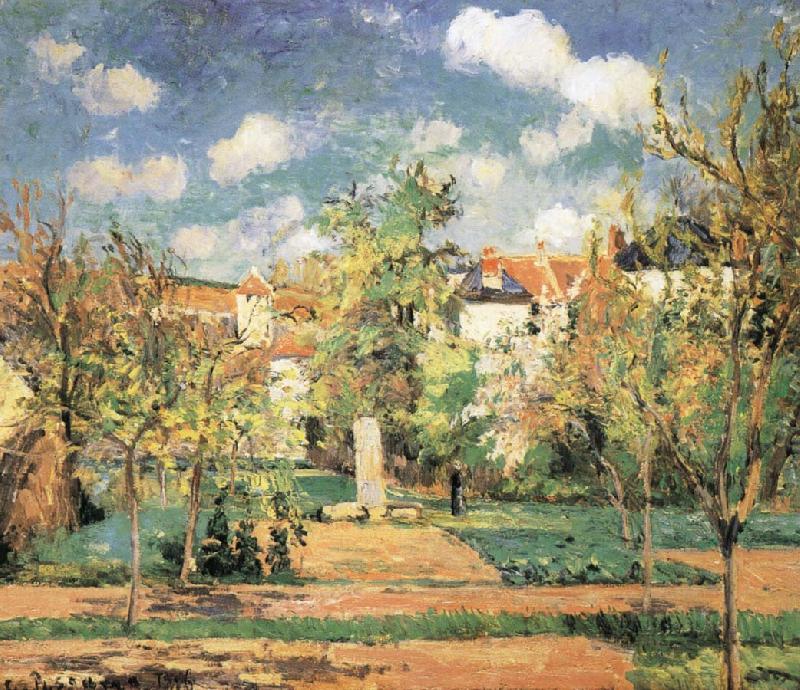 Camille Pissarro Pang plans under the sun Schwarz Sweden oil painting art